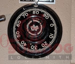 safe with dial lock
